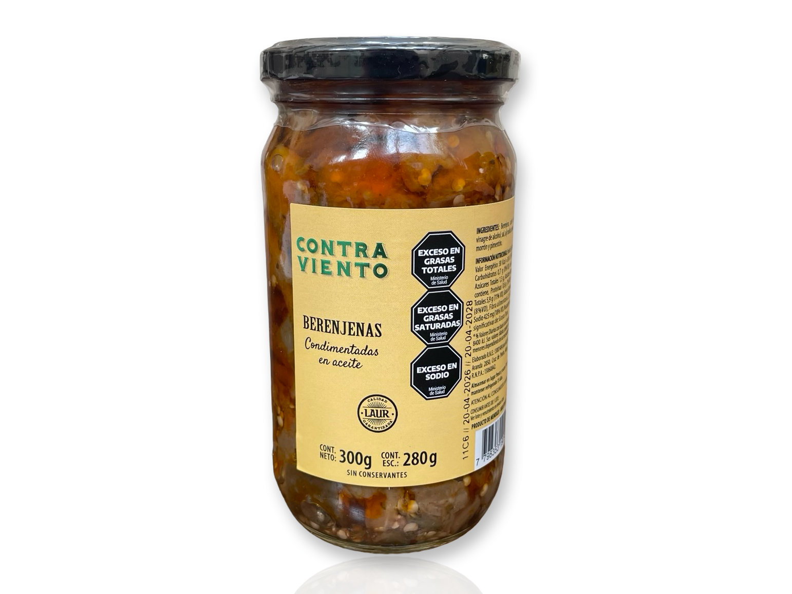 BERENJENAS CONDIMENTADAS 300 G