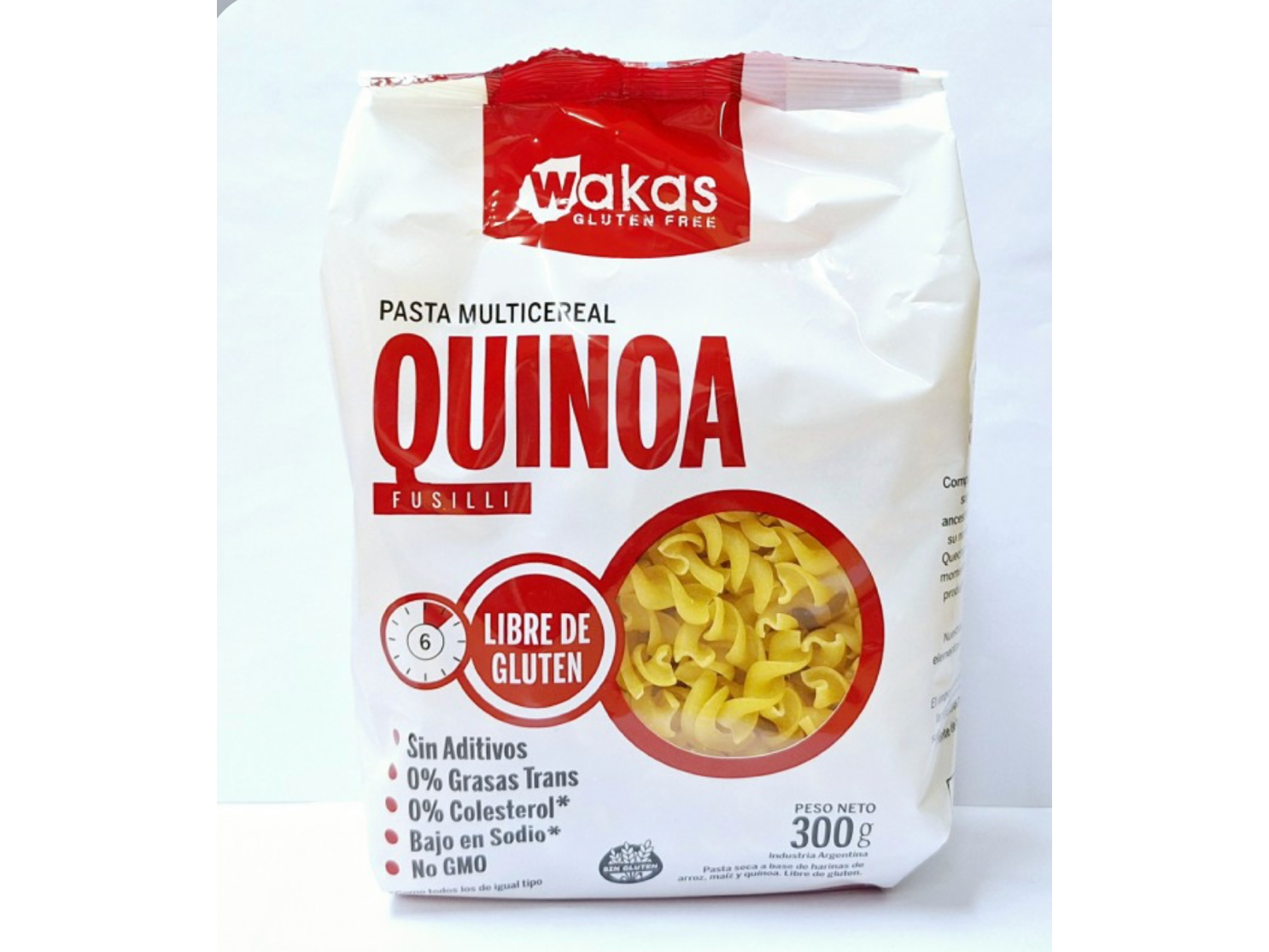 FUSILLI QUINOA WAKAS SIN TACC