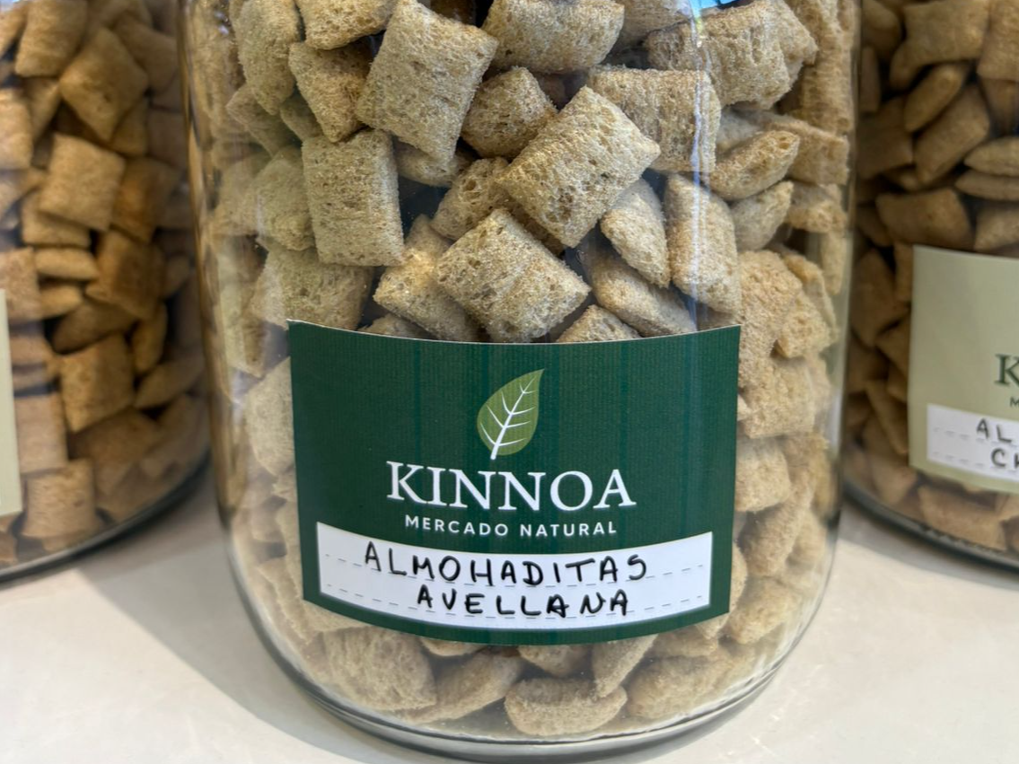 Almohaditas rellenas con avellana