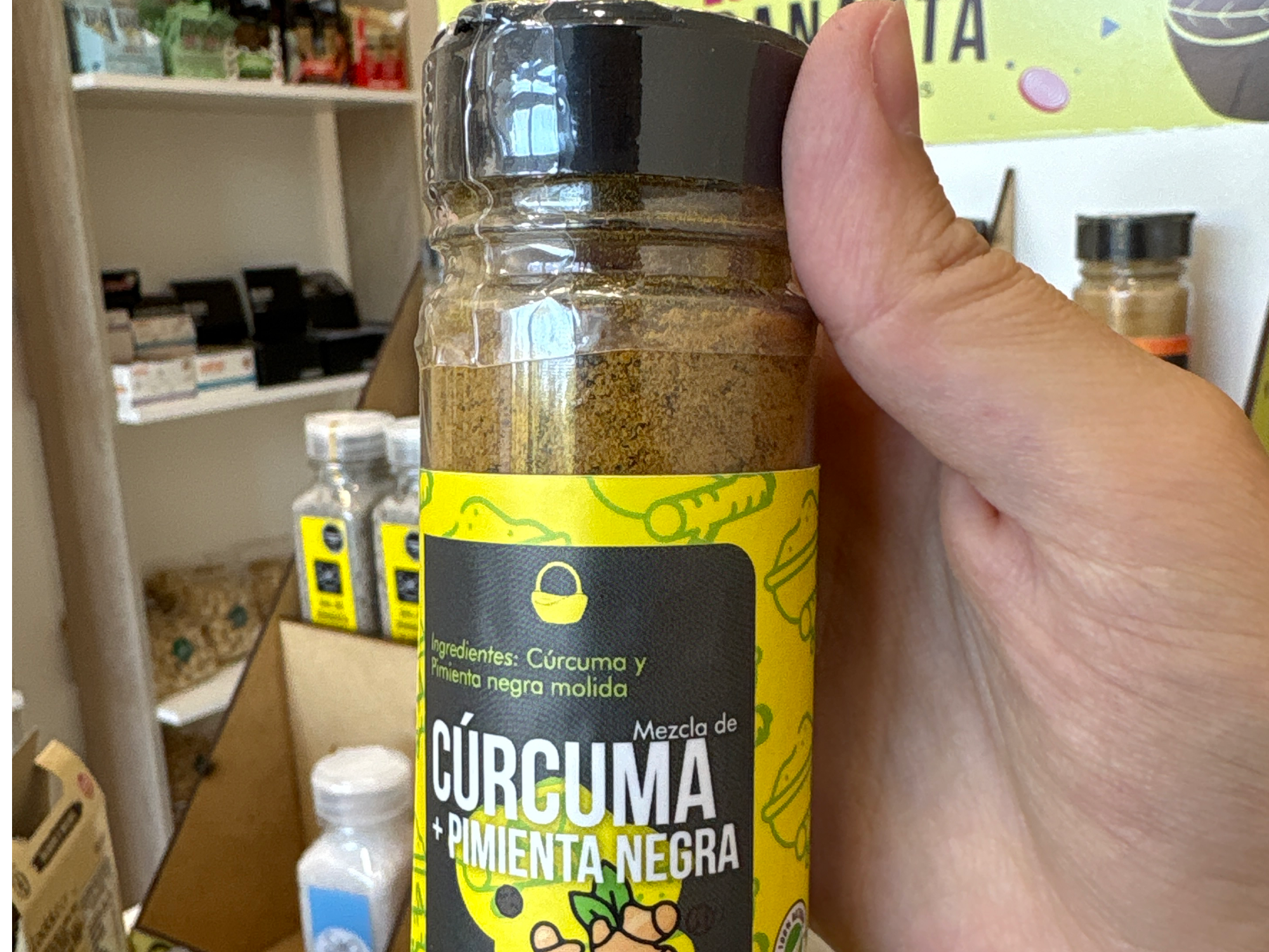 Cúrcuma y pimienta negra