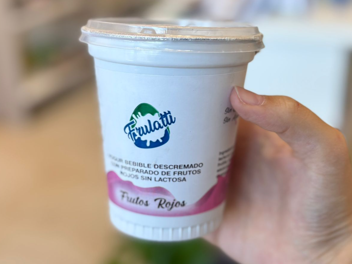 Yogurt Bebible Descremado y Sin Lactosa frutos rojos