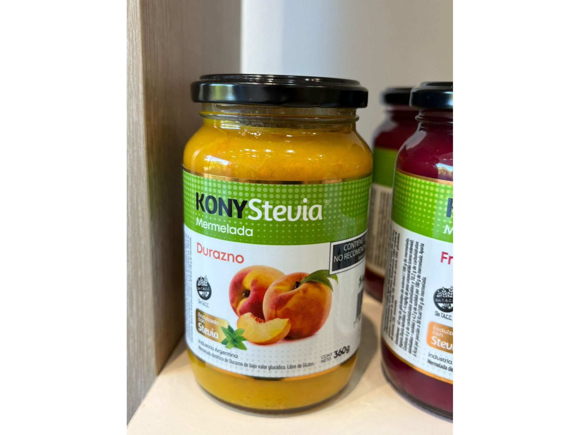 Mermelada Kony durazno ( con stevia)