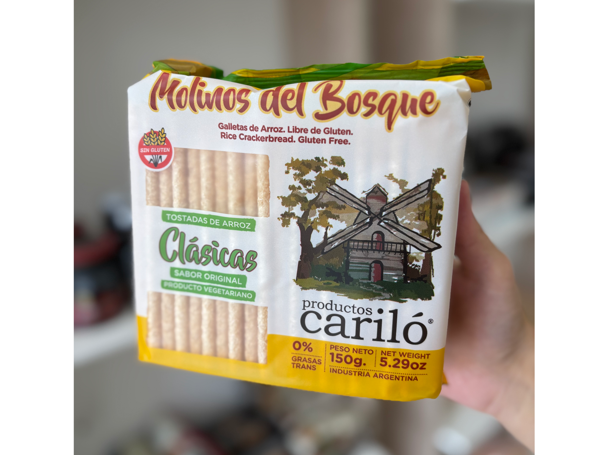 Galletas de arroz molinos del bosque