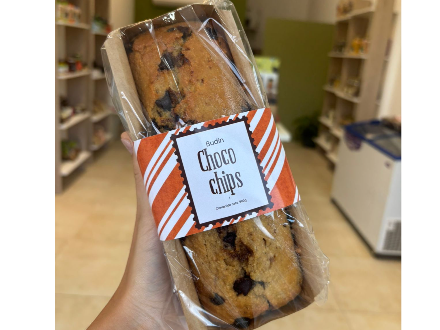 Budín chips de chocolate