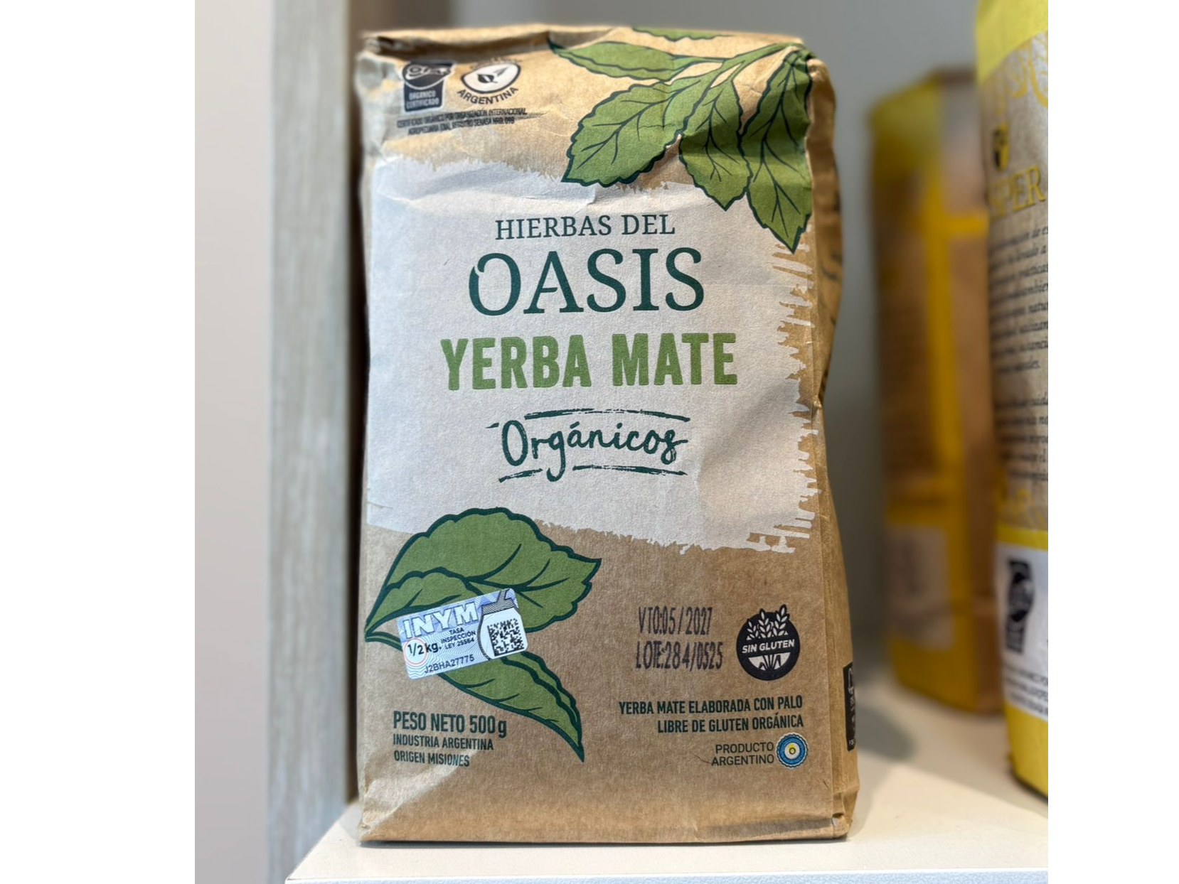 YERBA MATE ORGANICA OASIS
