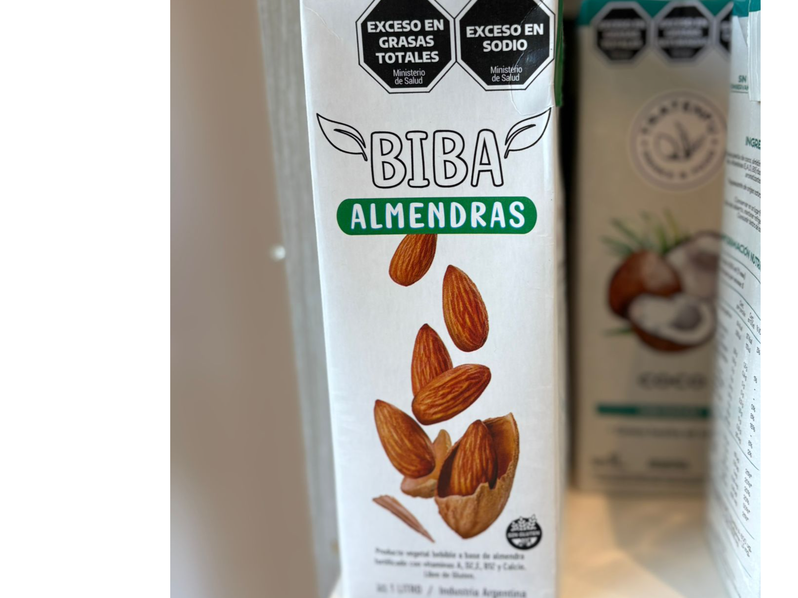 Leche de almendras biba