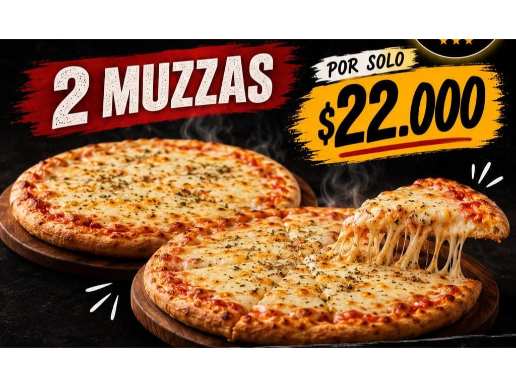 2 muzzarelas