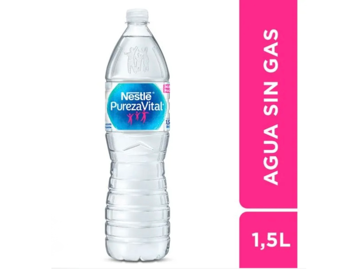 Botella AGUA SIN GAS 1,5L