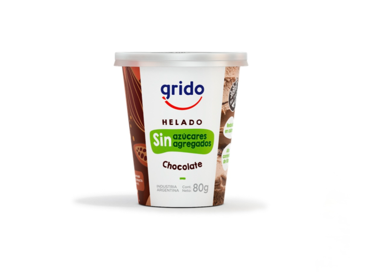 Helado sin azúcar agregada CHOCOLATE X unidad