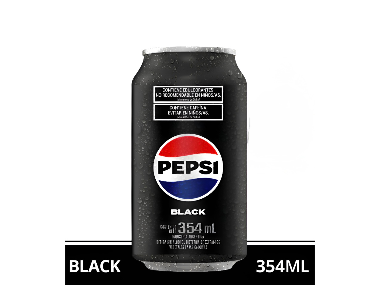 Lata PEPSI BLACK 354 ml