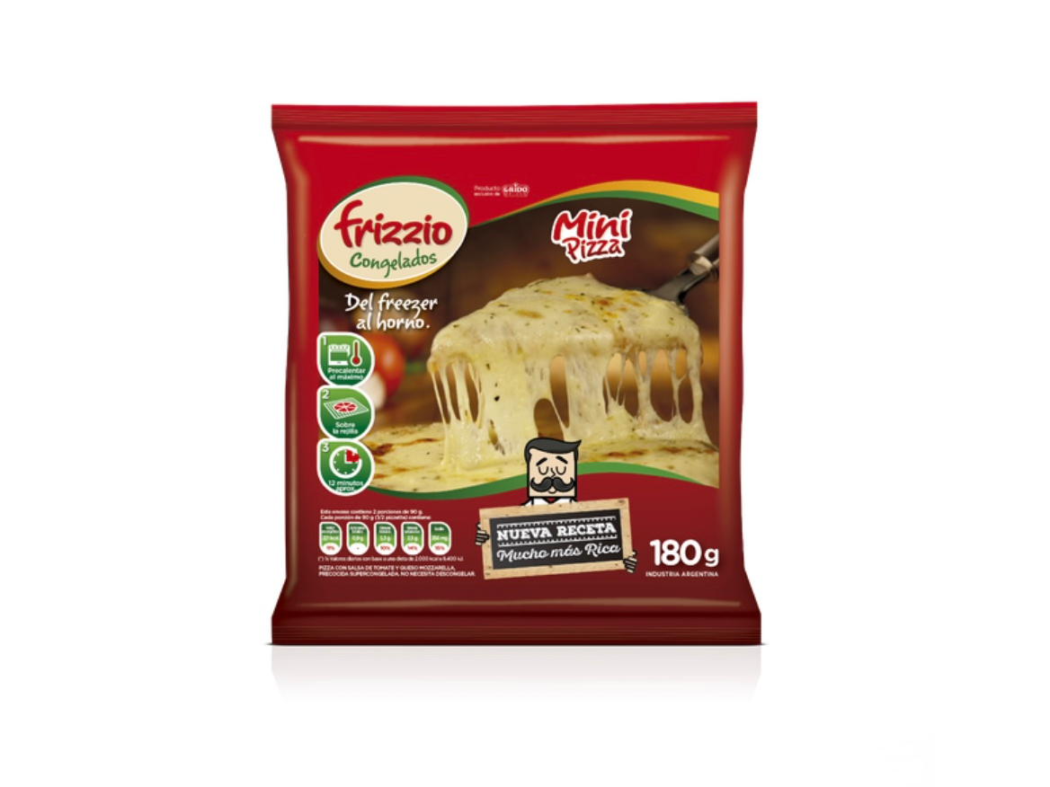 MINI PIZZA X4 porciones
