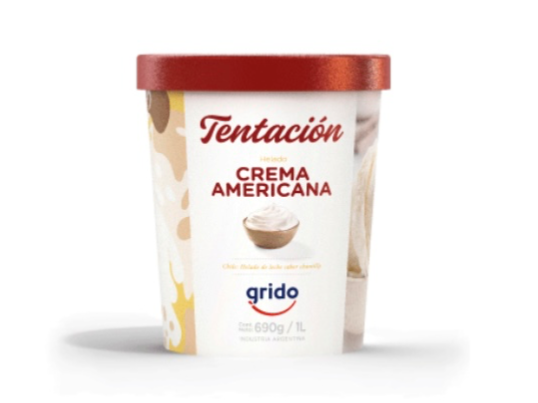 Tentación CREMA AMERICANA (690g)