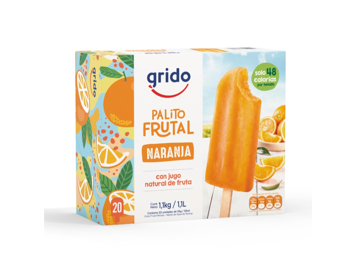 Palito NARANJA AL AGUA X20 unidades