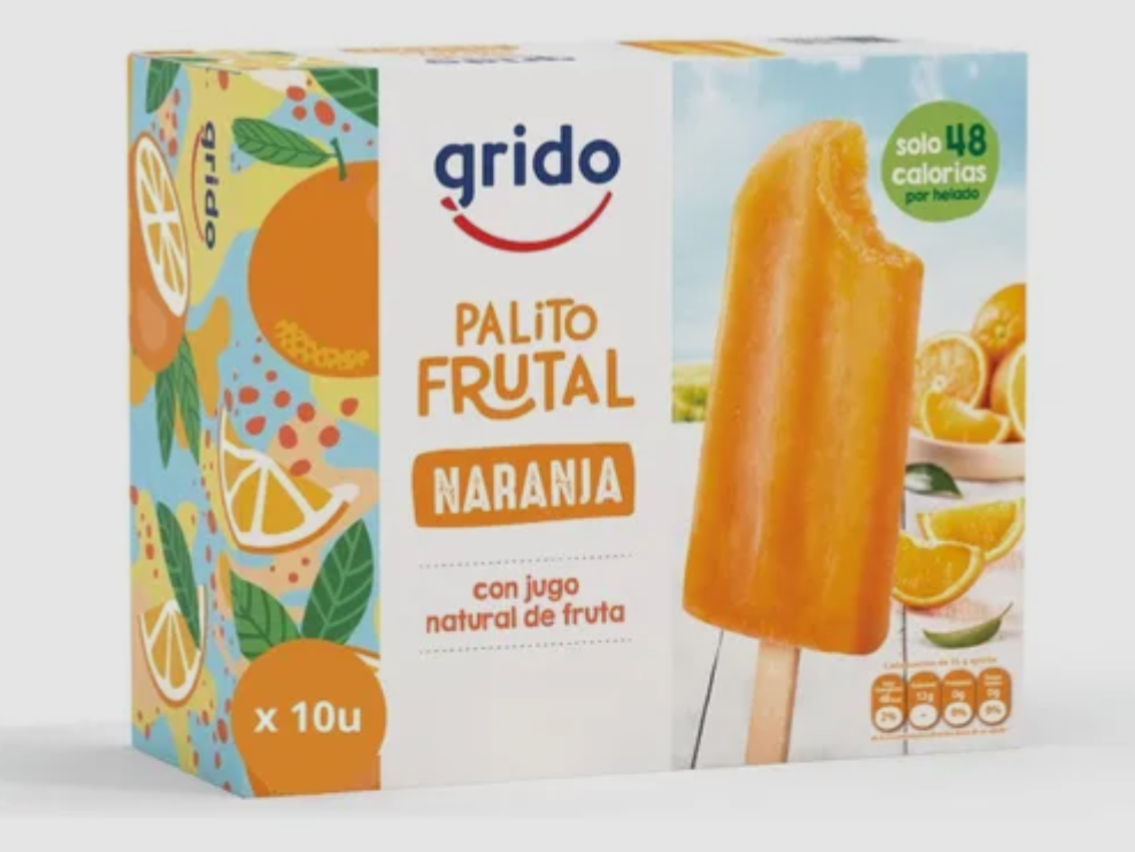 Palito NARANJA AL AGUA X10 unidades