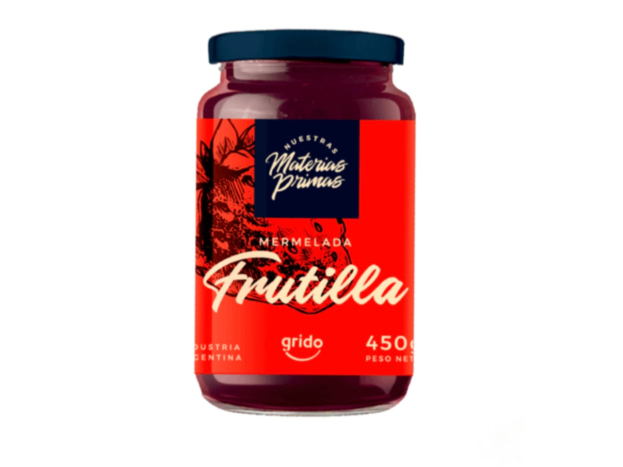 MERMELADA DE FRUTILLA GRIDO 454g