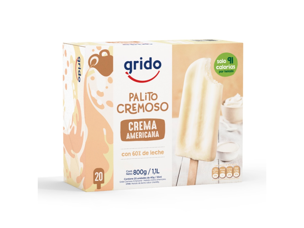 Palito CREMA AMERICANA CREMOSO  X20 unidades