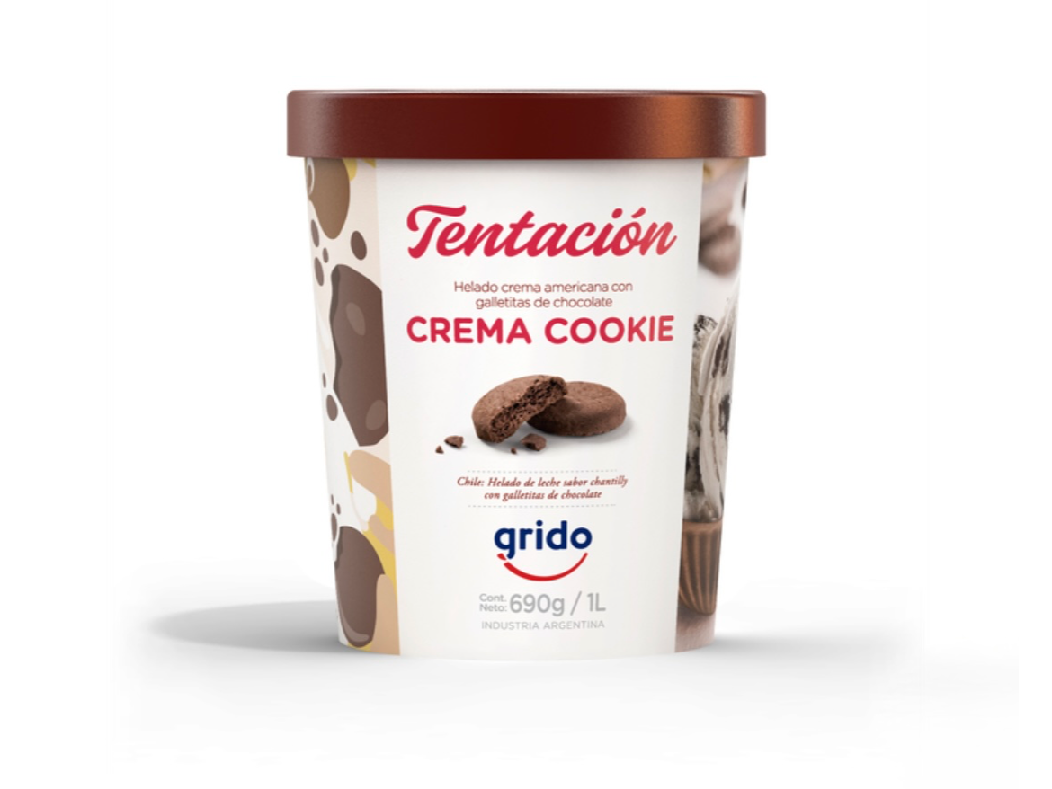 Tentación CREMA COOKIE  (690g)