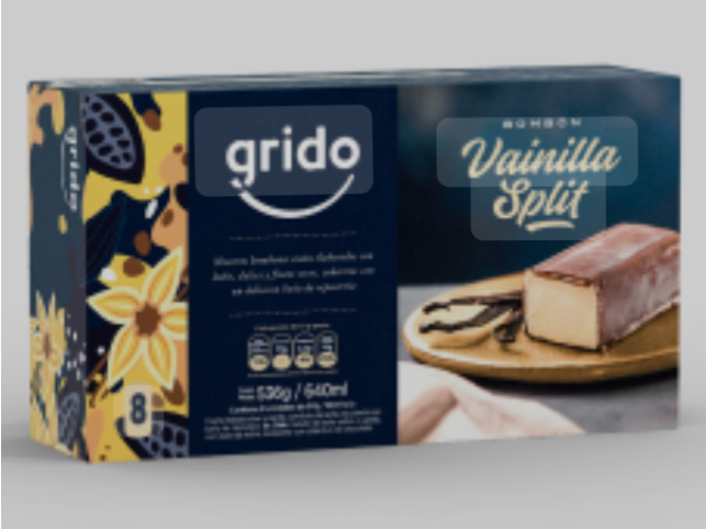 Bombón VAINILLA SPLIT X8 unidades