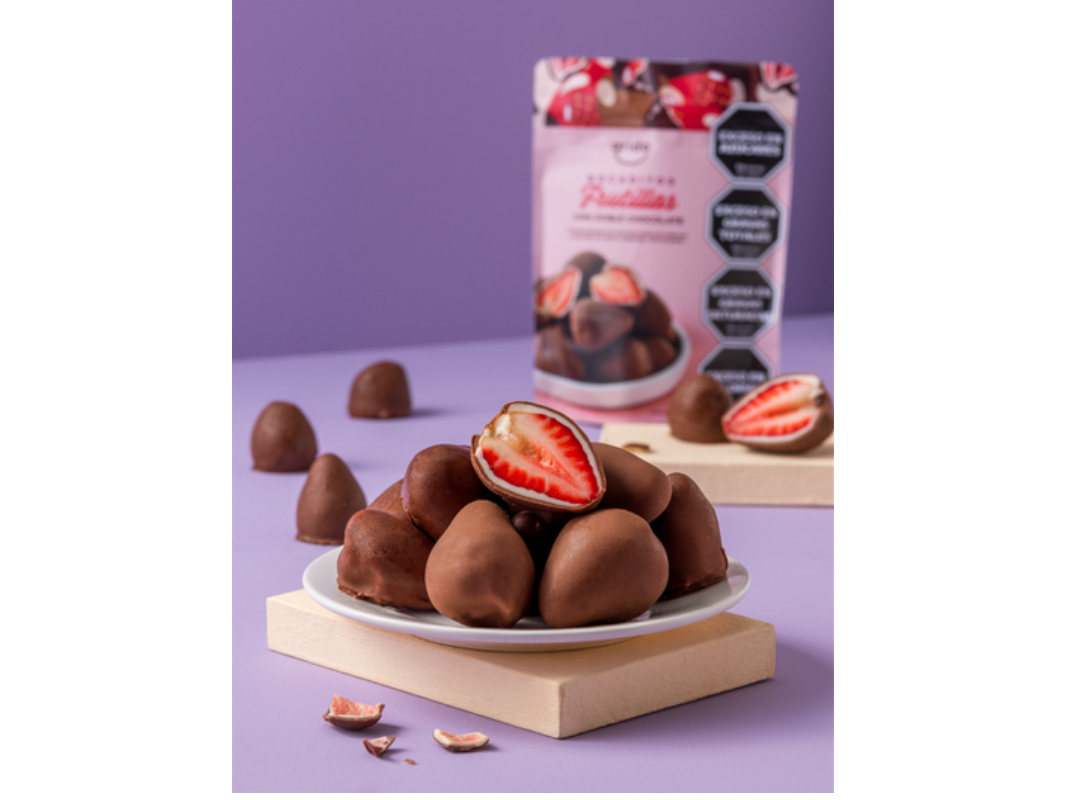 Bocaditos FRUTILLA CON DOBLE CHOCOLATE 120g