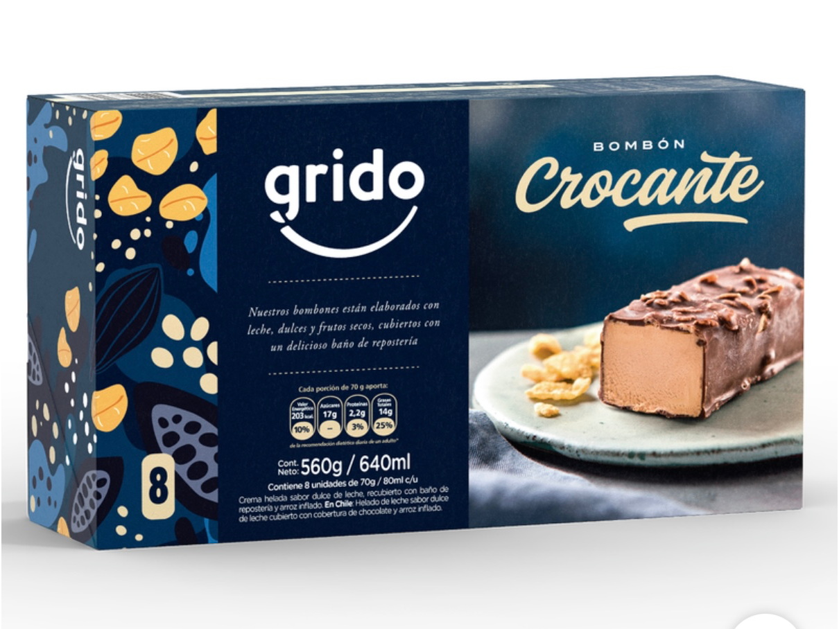 Bombón CROCANTE X8 unidades