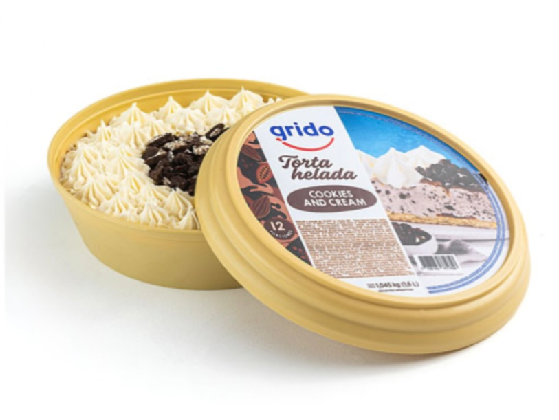 Torta helada COOKIES AND CREAM  X12 porciones