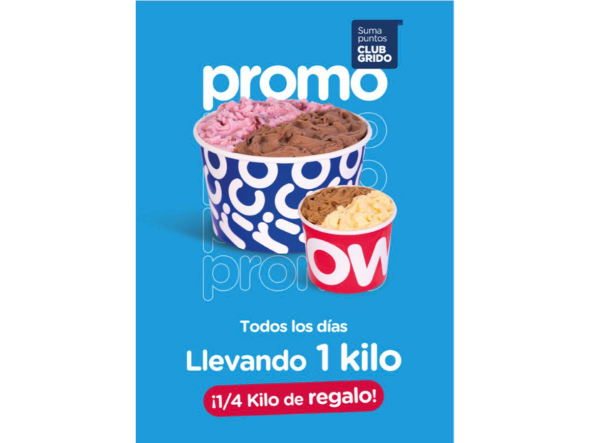1 kilo y 1/4 de regalo