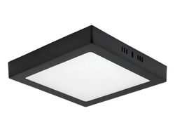 Paneles para embutir -MACROLED - color Negro - caudrado- NPEC/24/18