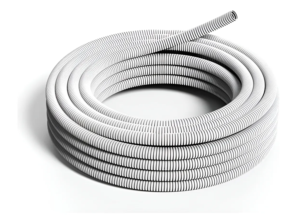 Rollo de Caño Corrugado Blanco X 25mts - Ignifugo Normalizado