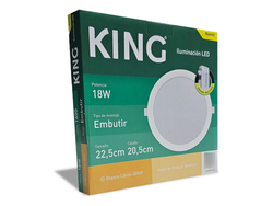 Paneles redondos de embutir LED KING -Blanco calido 3500 k