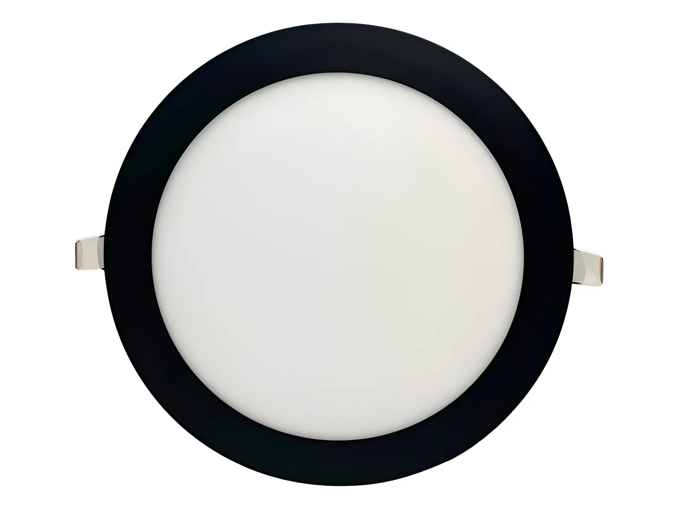 Paneles para embutir -MACROLED - color Negro  - redondo - NPER/24/18