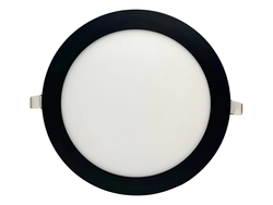 Paneles para embutir -MACROLED - color Negro - redondo - NPER/24/18