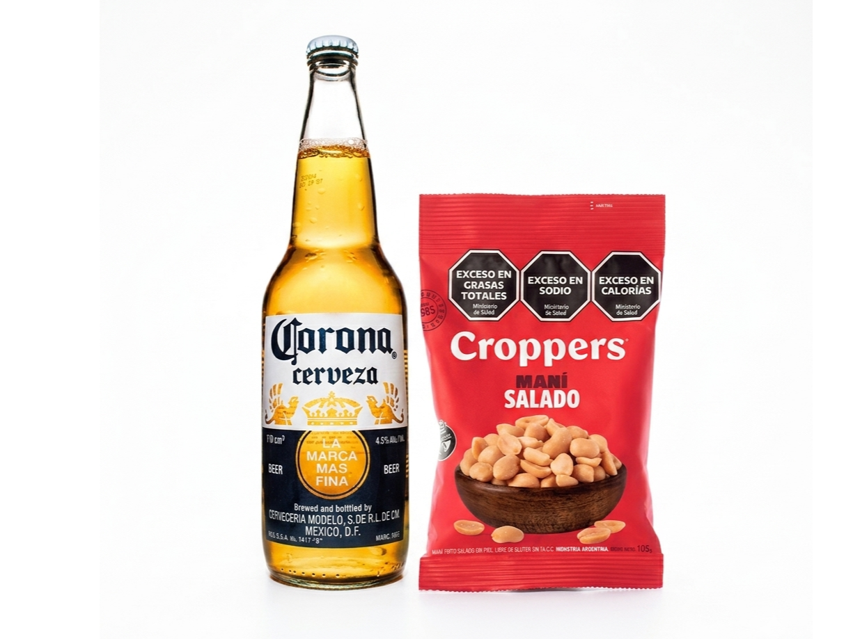 Corona 710 + Maní Croppers