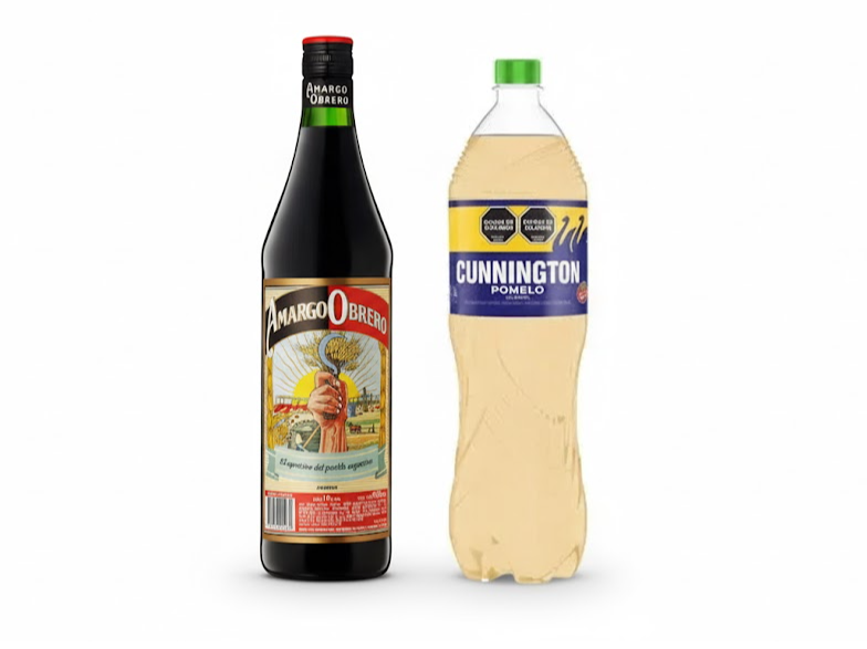 Amargo Obrero + 1 Botella De Cunnington Pomelo De 1,5 Ltrs.