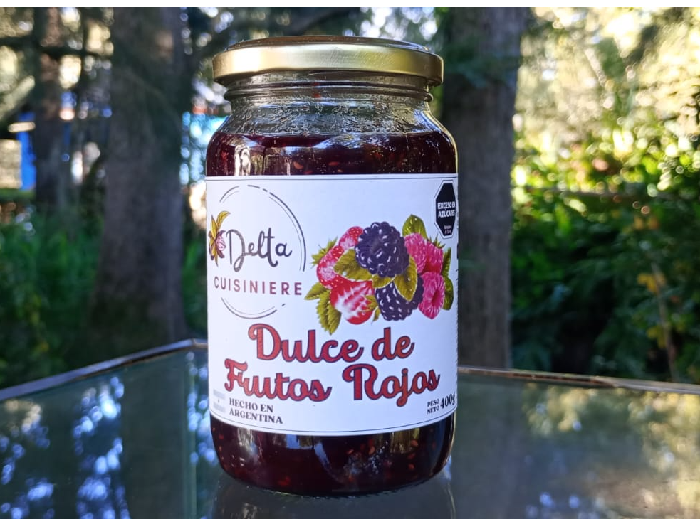 Dulce de frutos rojos artesanal