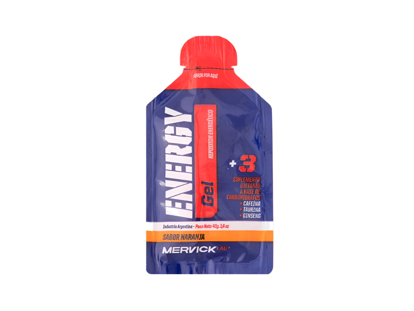 Gel Energy Naranja Caja x12u