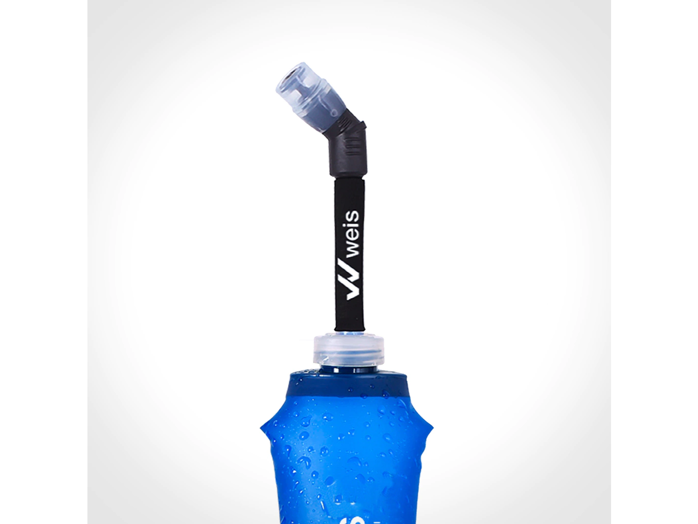 Softflaks 500 ml Linea Azul con Bombilla