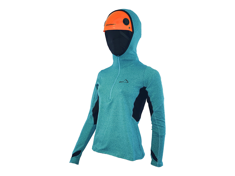 Remera Térmica con Capucha K2 Active Therm Verde