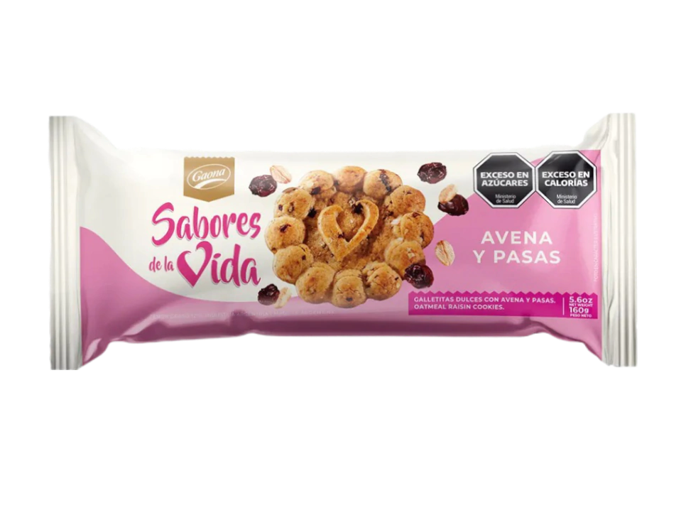 Galletas Sabores de la Vida Pasas