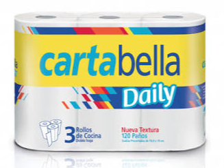 Rollo de Cocina Cartabella x3