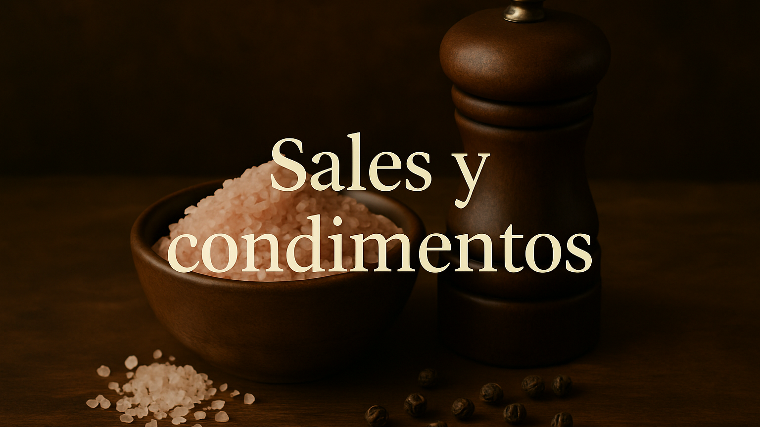 Condimentos y sales