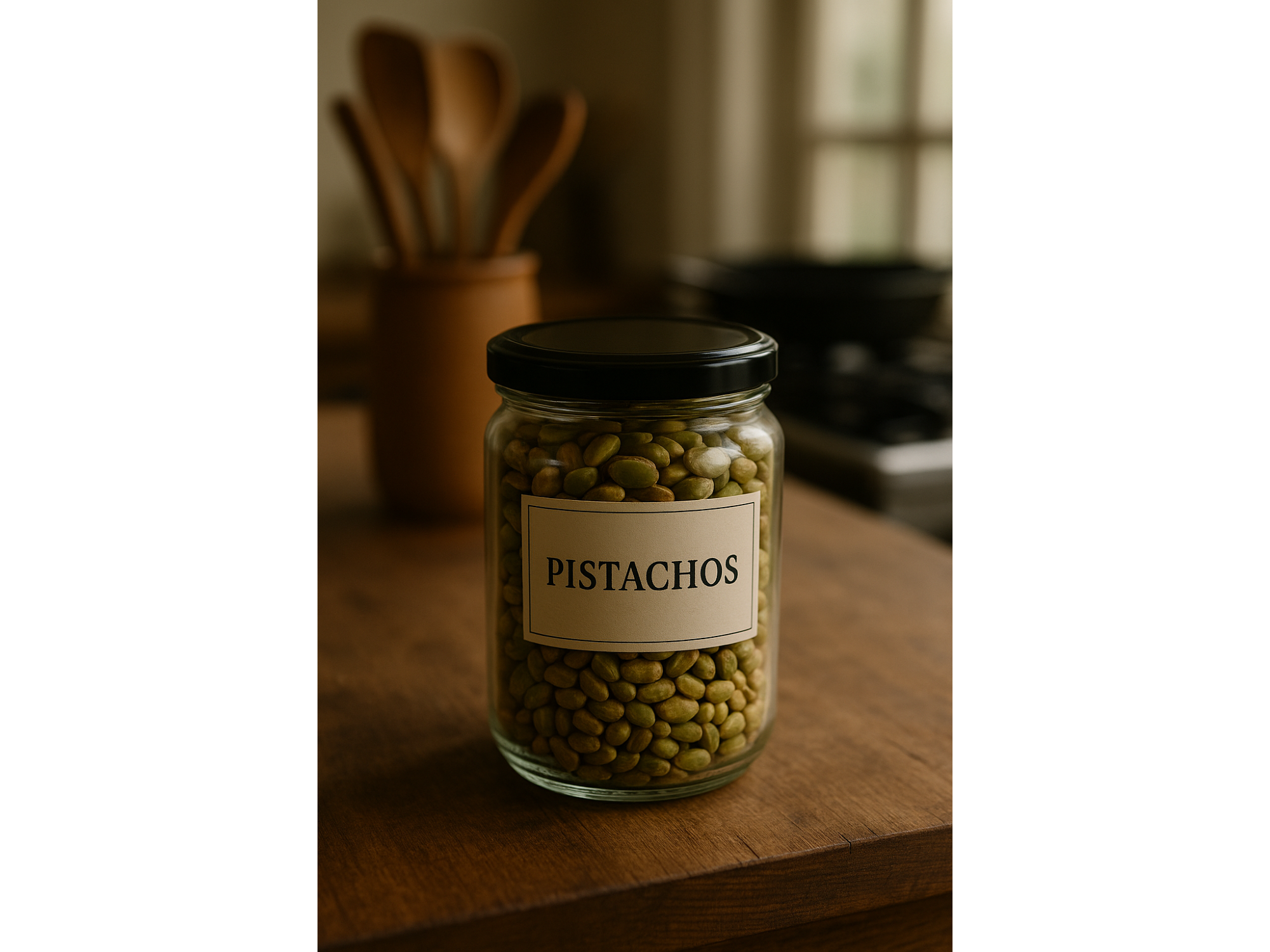 Pistachos al natural sin piel