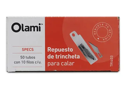 Repuesto de bisturi p/calar olami x10u