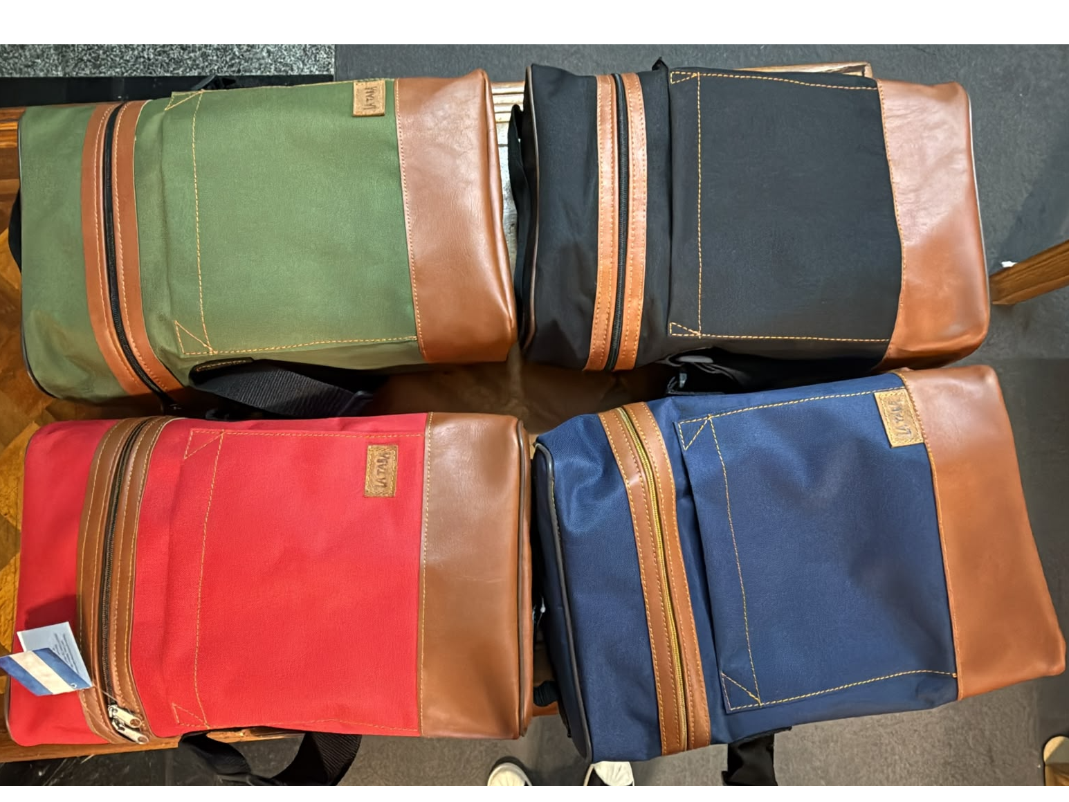 Bolso bicolor