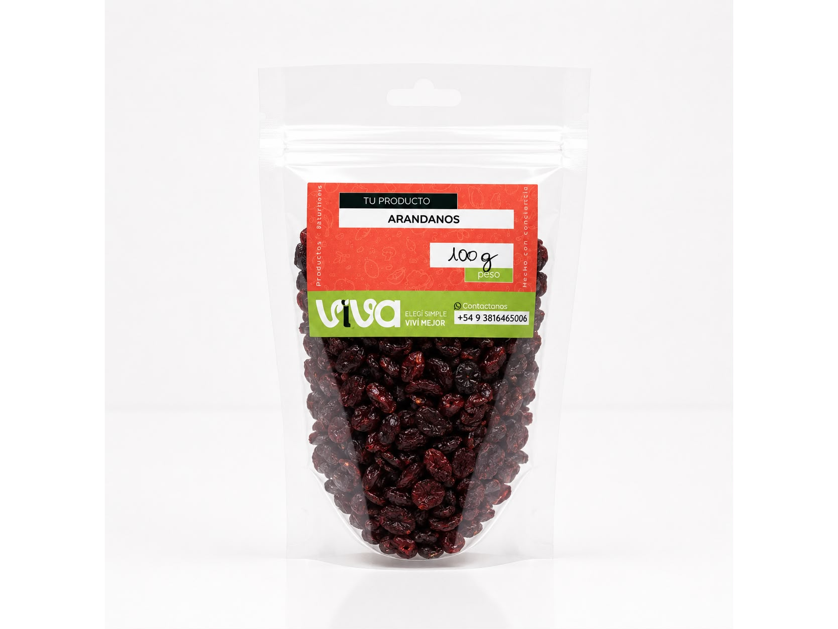 Arandanos deshidratados - 100g