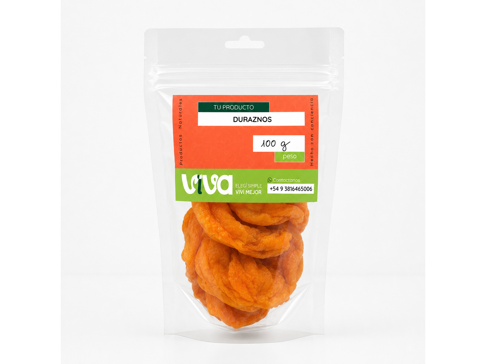 Medallones de Durazno - 100g