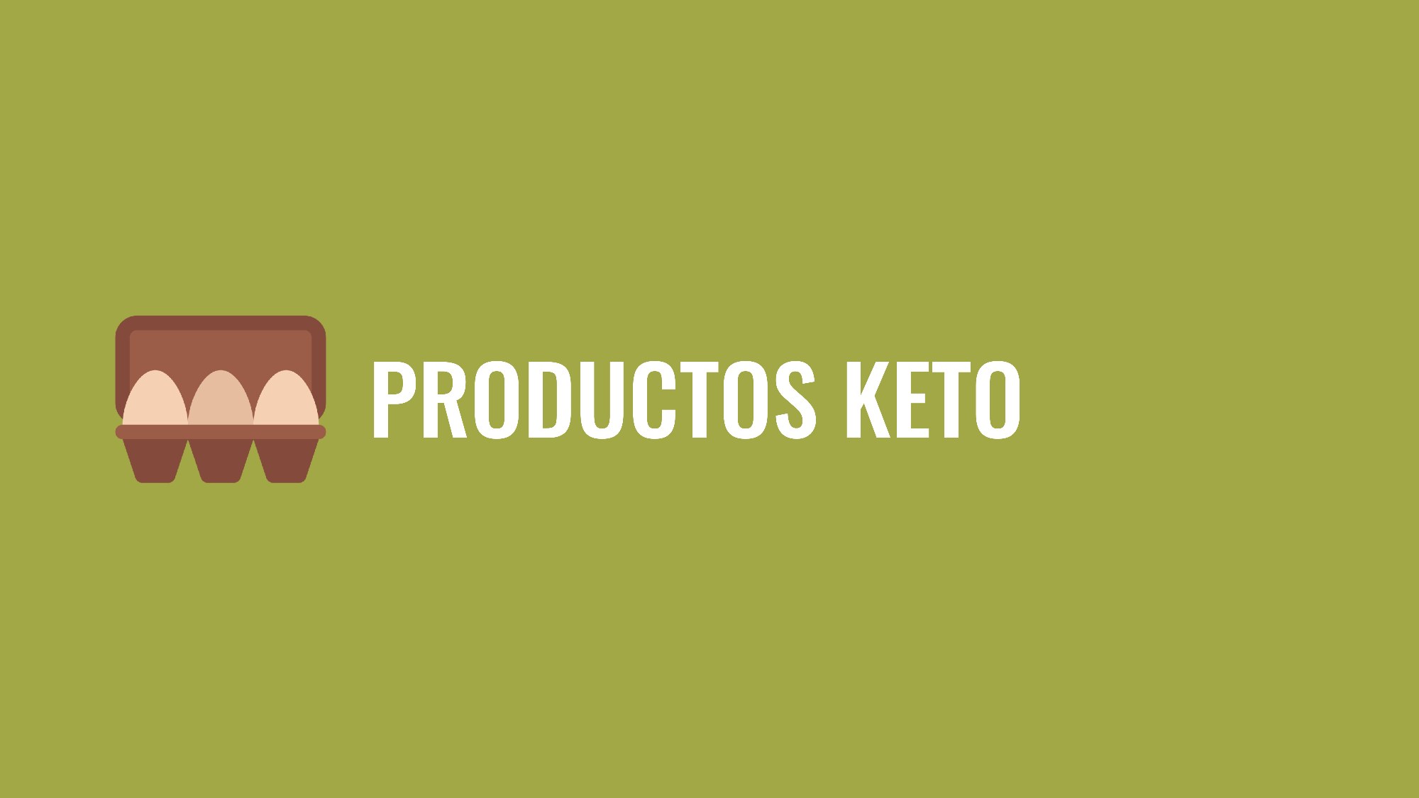 Productos Keto