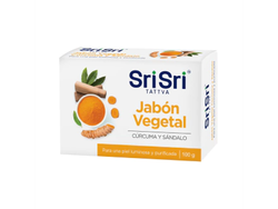 Jabón vegetal "Cúrcuma y sándalo"