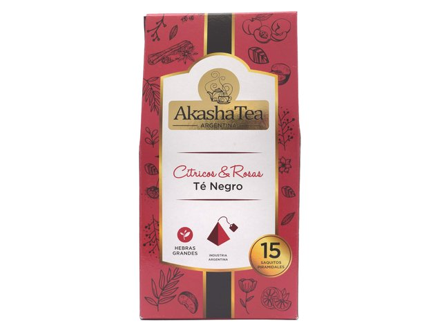 Cítrico y rosas "Té en saquito"