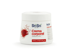 Crema corporal con azafrán de la india