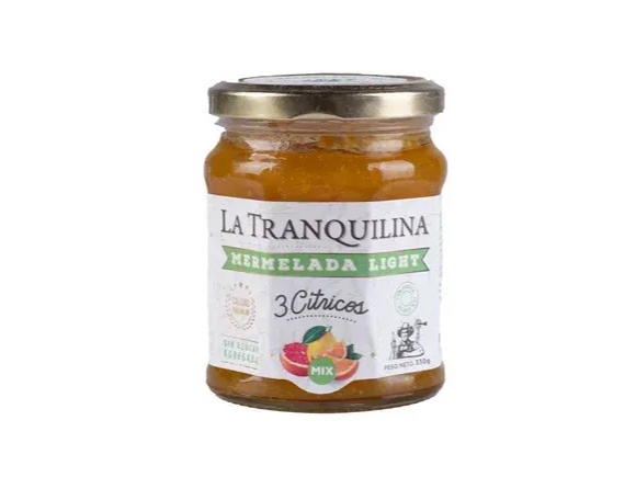 Mermelada de 3 citricos "La tranquilina"